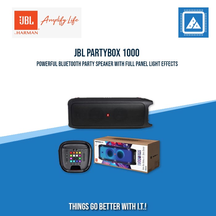JBL PARTYBOX 1000 PORTABLE BLUETOOTH SPEAKER (BLACK) JBL PARTYBOX 1000 PORTABLE BLUETOOTH SPEAKER (BLACK)